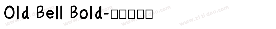 Old Bell Bold字体转换